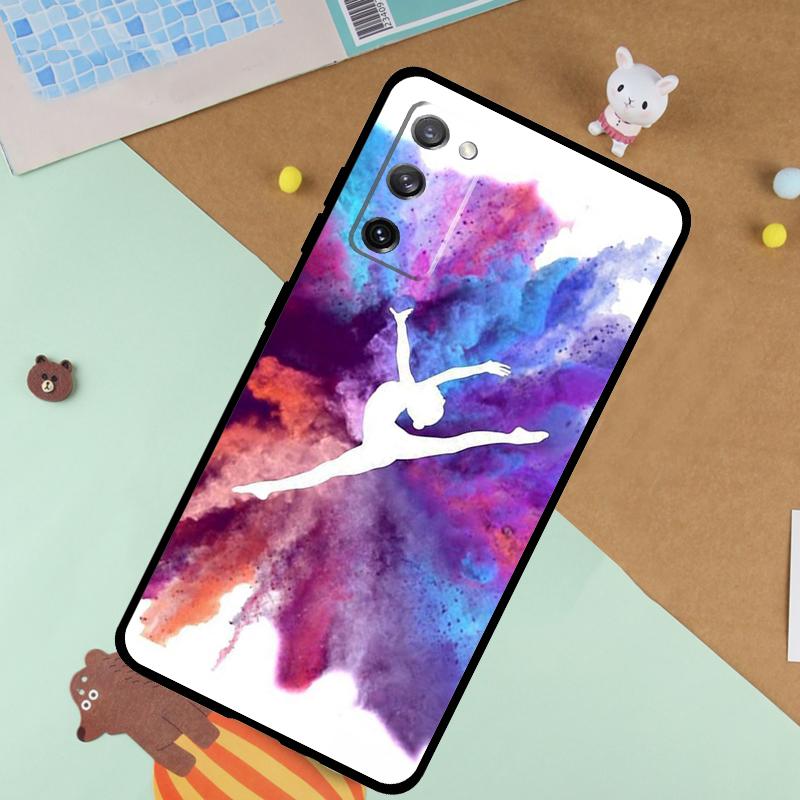 

Масляная живопись Гимнастика Мягкий чехол для Samsung Galaxy S24 Ultra S9 S10 S20 S22 S23 Plus S21 FE S25 Ultra Funda Чехол Galaxy S25Ultra
