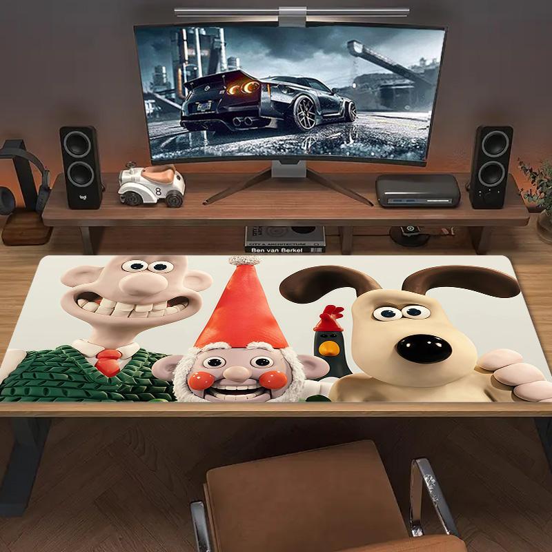 Wallace and Gromit2 Print Cushion Non-slip Laptop Tablet Big Mousepad XXL Mat Mini PC Playmat With Lock edge