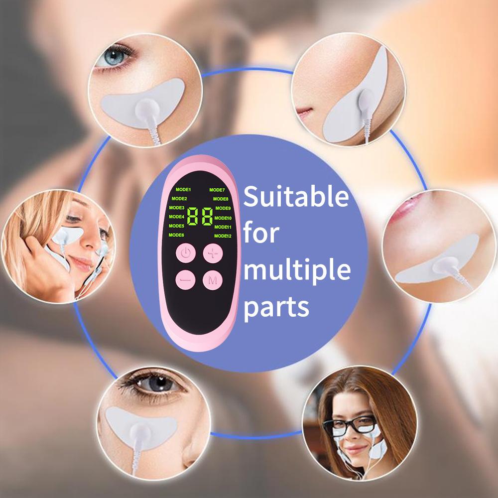 EMS Facial Massager Microcurrent Muscle Stimulator Facial Lifting Skin Tightening Anti-Wrinkle Muscle Stimulator Beauty Device