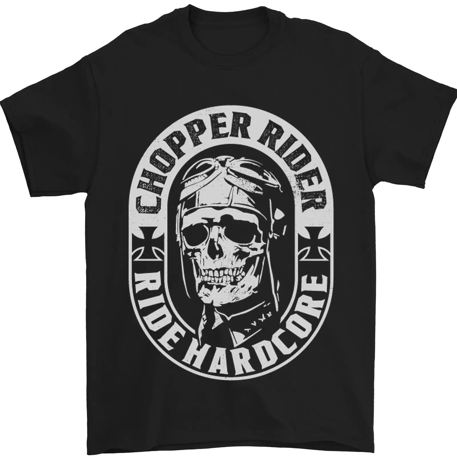 

Футболка с изображением мотоциклиста-байкера Chopper Rider S