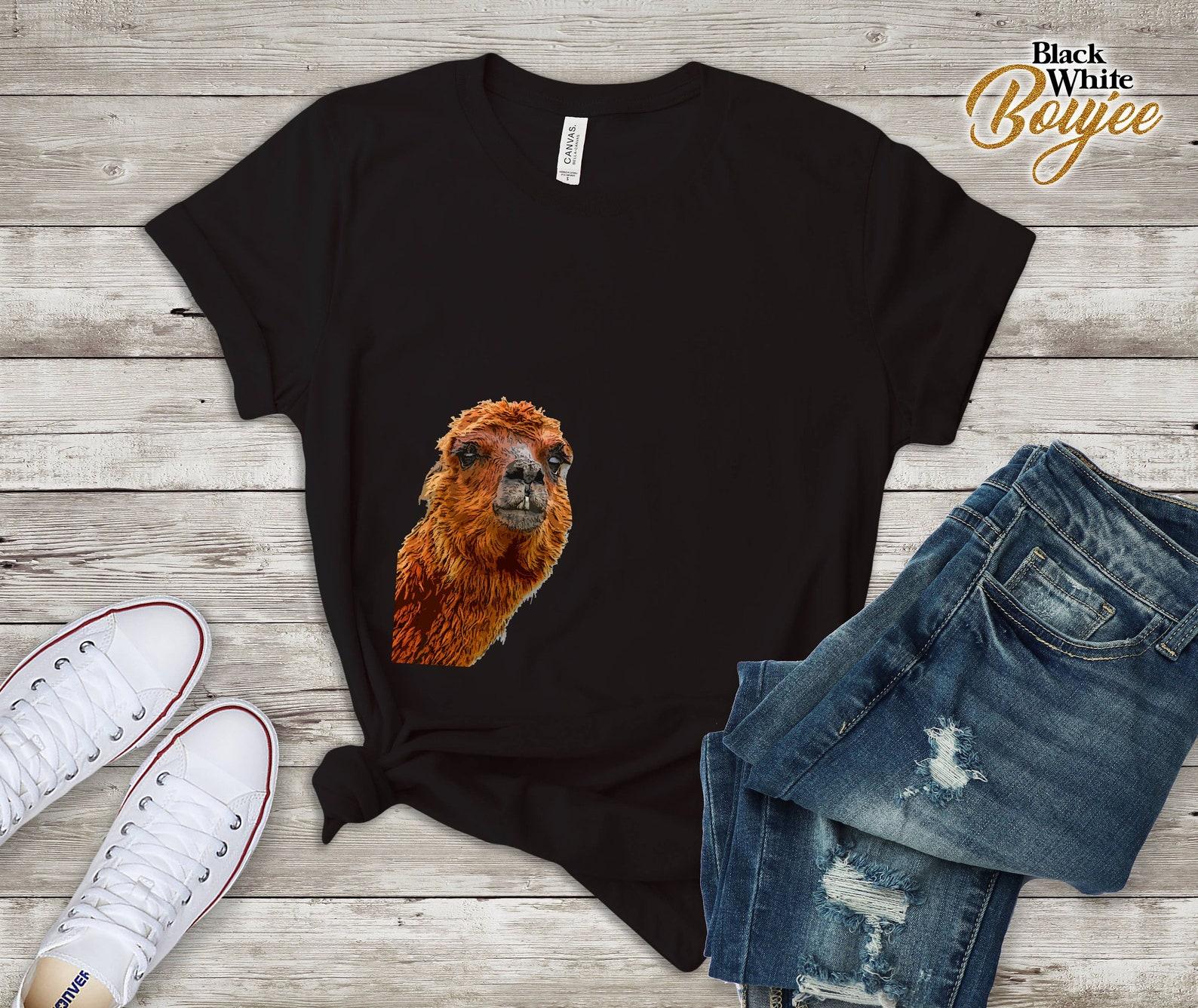 Spy Llama Spy Among Us Funny Llama Lover Birthday Gift T-Shirt S