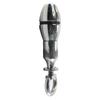 Upgradovaný těžký anální dilatační kolík Otevřít a zavřít zámek vaginálního expandéru Nastavitelný kovový anální kolík SM Retro Tools Sex