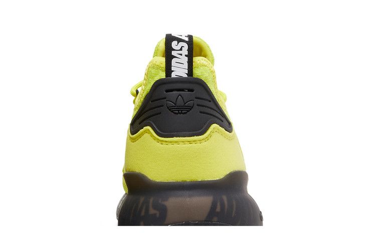 Kids' Sneakers Adidas ZX 2K Boost J 'Bold Logo Graphic - Acid Yellow'