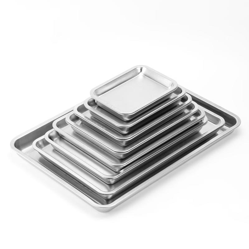 Zhi Shi Stainless Steel Square Kitchen Trays
