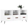VidaXL Meuble TV blanc 102x36x50 cm bois d'ingénierie 829004