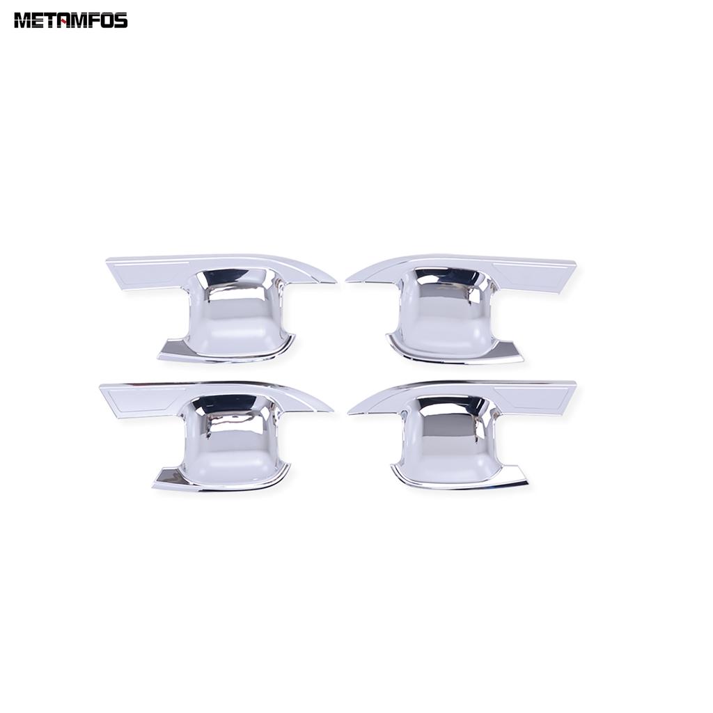 Side Door Handle Bowl Cover Trim For Ford Explorer -2024 2025 Carbon Fiber Protection Cap Exterior Accessories Car Styling