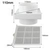 Air Filter for Ventilation Ducts Suitable for PVC PE Pipes and Aluminum Foil Tubes Removable Washable Dust Removing Filter
