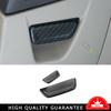 For Ford Focus 2012-2018 Carbon Fiber Interior Storage Box Handle Cover Trim 2PC