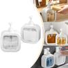 300/500ML Transparent Dispensing Bottle Bathroom Hand Sanitizer Press Bottle Visual Lotion Dispensing Empty Bottle