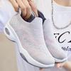 Breathable Mesh Women's Comfortable Slip-On Walking Shoes, Outdoor Camping Sneakers