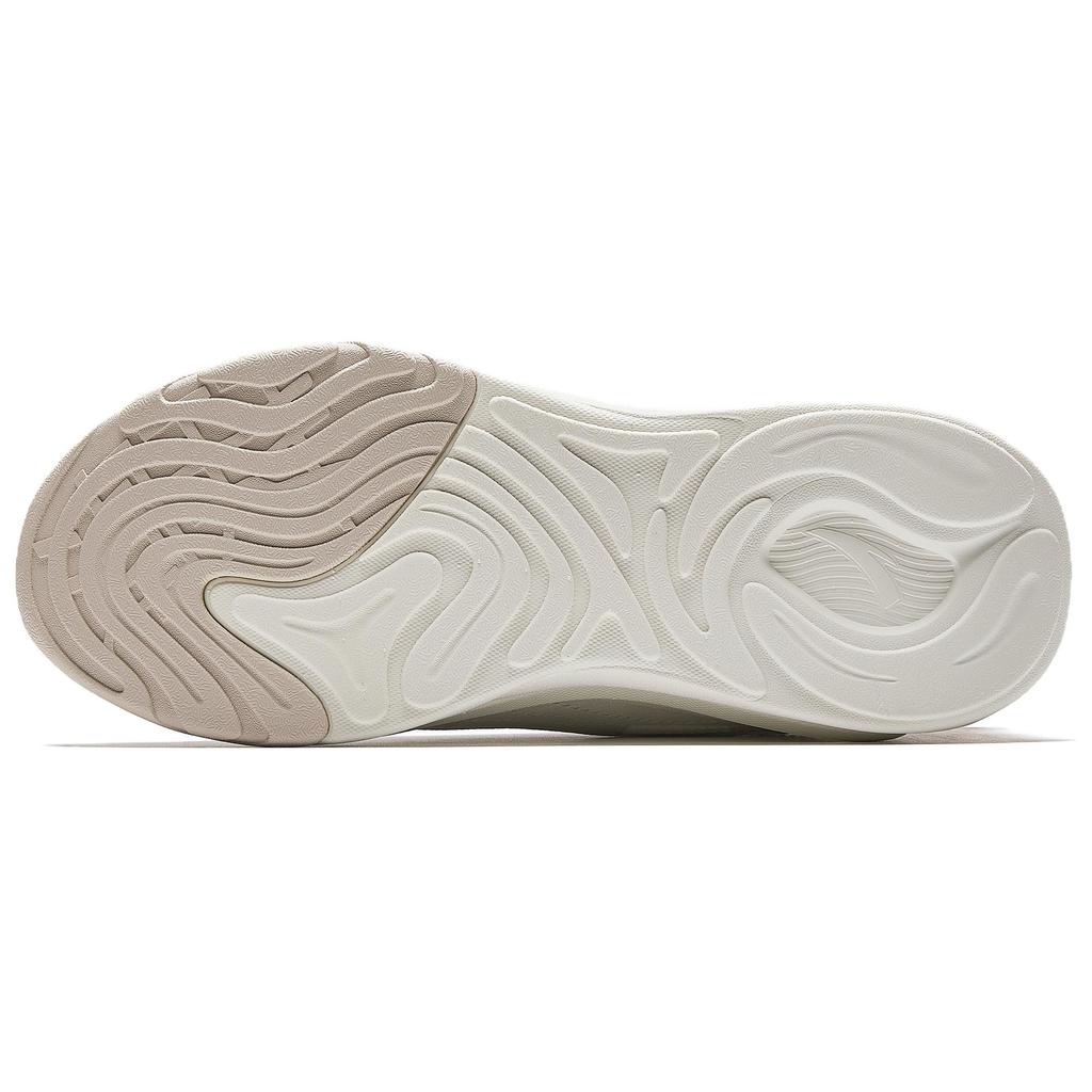 Anta Chao Bai 4S Trendy Versatile Comfortable Non-Slip Wear-Resistant Low-Top Casual Shoes Women Casual Shoes Ivory-White 122518846R-1