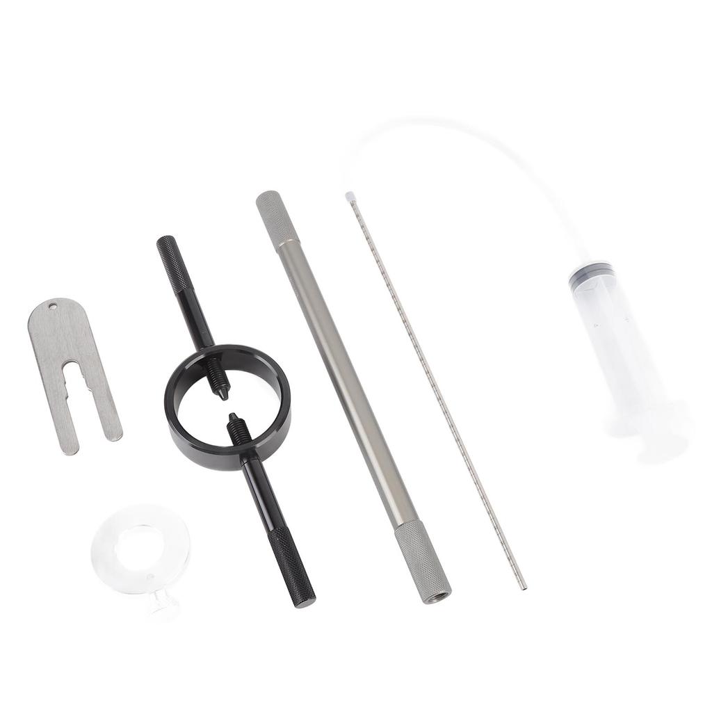 Gabel-Service-Werkzeugsatz Gabelölstandswerkzeug Federkompressor Dämpferstangenwerkzeug für die meisten normalen und umgedrehten Gabeln