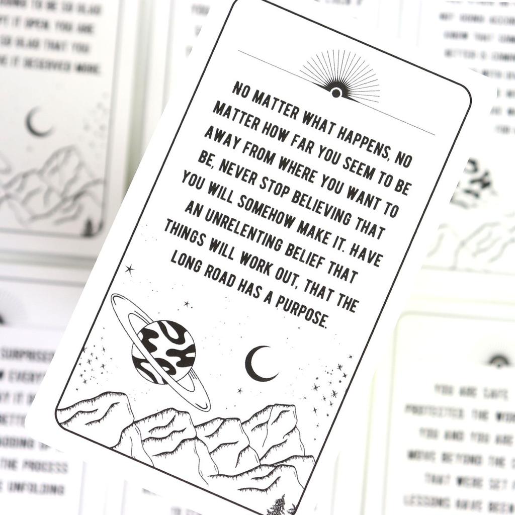 Messages From The Universe Oracle Deck 10.3*6cm with Guidance From Your Guides for General Readings 54 Pcs Oracle Cards