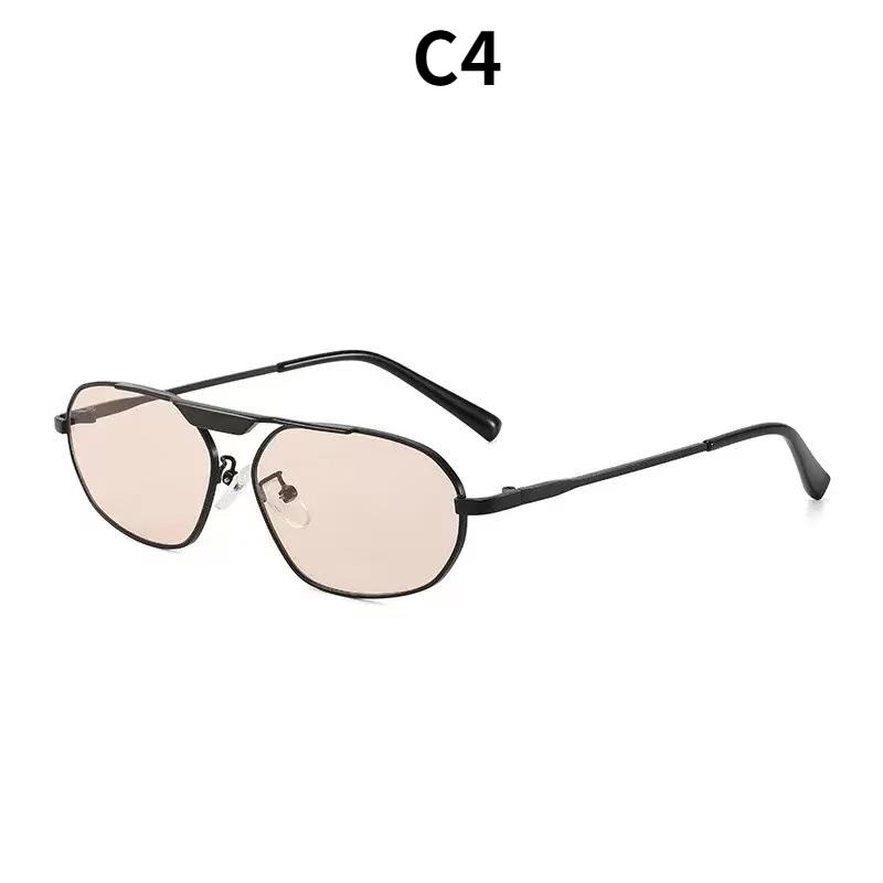 Women's sunglasses, single-beam oval sunglasses, retro sunglasses.