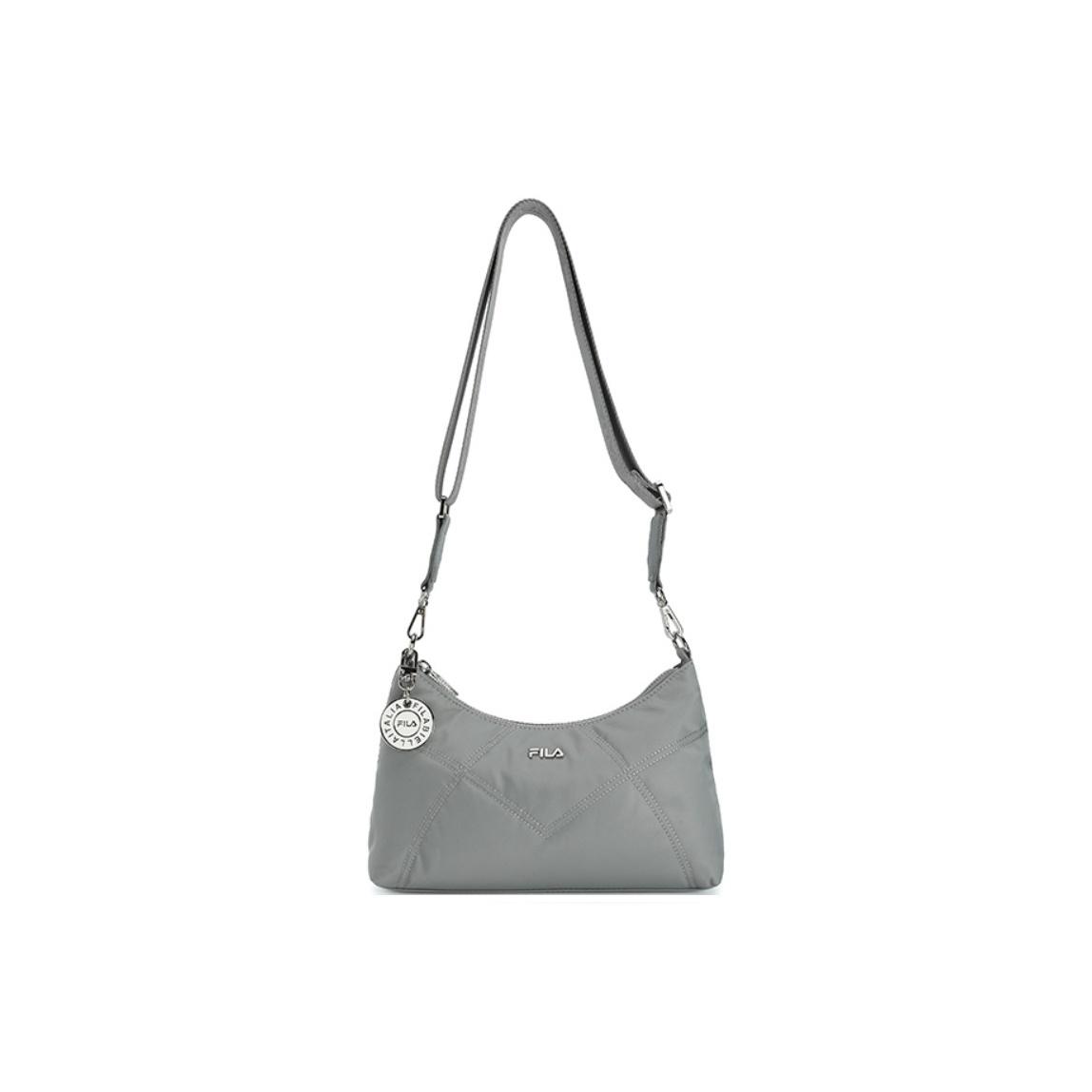 FILA Heritage Hobo Bag Classic Trendy Simple Casual Daily Versatile Convenient Design Women bags Cool-Gray F13W548163FDY Cool Gray