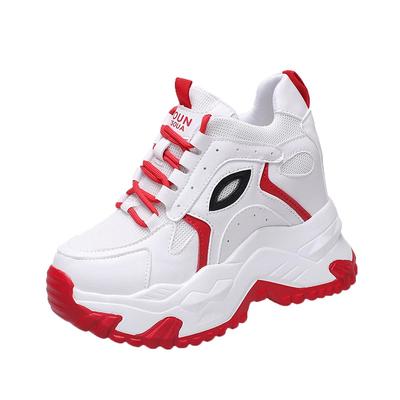 Fashion Top Quality Platform Shoes Women's Chunky Platform Sneakers Lovely Casual Sneakers Luxury Fashion Brand Increase Dad Shoe News