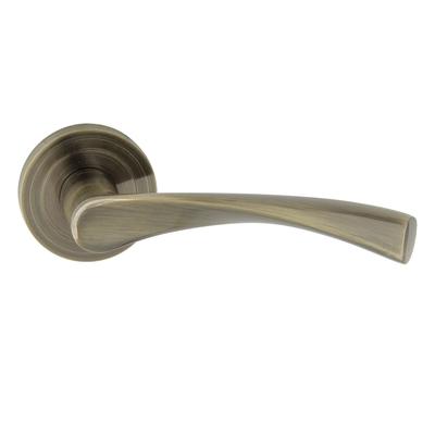 Domino Door Handle Rosette Presto-R M3 Grafiatto Brown