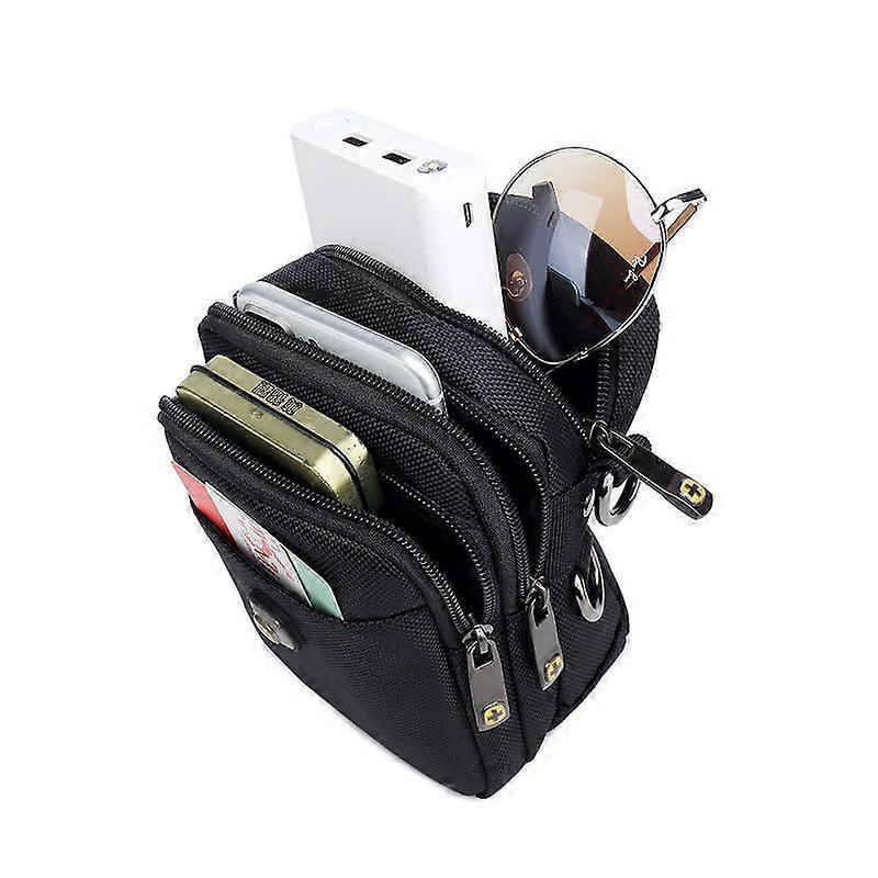 Swiss Army Knife Herre Midjeveske Diagonal Bag Fritidsveske Liten Crossbody Mobiltelefonveske Skulder Liten Bag Fritidsryggsekk