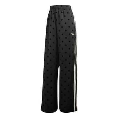 Originals Damen Schwarze Satin-Punkte Weite Hosen KV1169