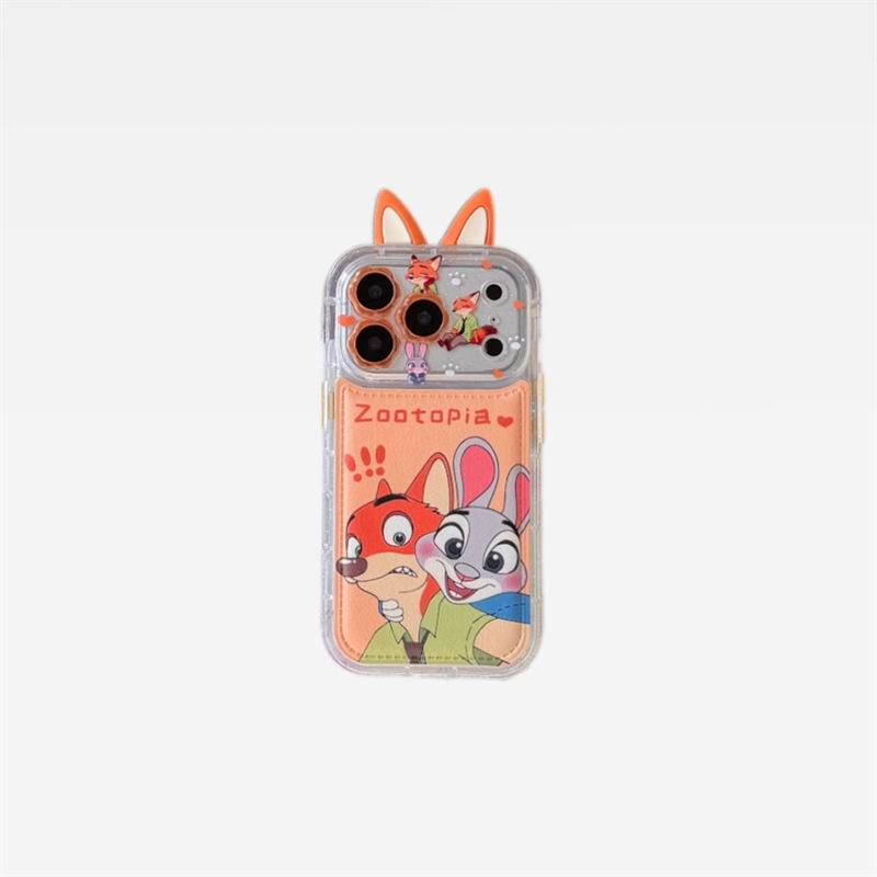 Judy Nik Anti-Fall iPhone 14/13 Pro Max Case with Skin-Covered Ears, Compatible with Apple 17/16/15 Models.