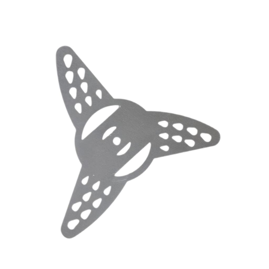 Upgrades 3 Tooth Metal Hole Saw Blade Durable Iron Replacement Blade Easy Installation for Lawn Mowers & Garden Trimmers