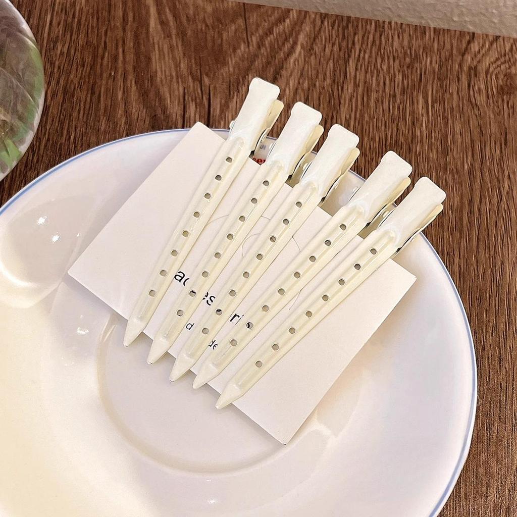 5 ksVícebarevných Dámských Pevných Vlasových Sponek do Salonu, Kuličkových Kulmovacích Sponek, Sponky na Make-up Bez Zmačkání Vlasů, Kadeřnické Stylingové Nástroje s Taštičkou, Profesionální