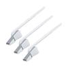 3lot Plastomer Finish Flush Rod Compatibility with Toilet Valves Front Installation Plastic Materials Spare