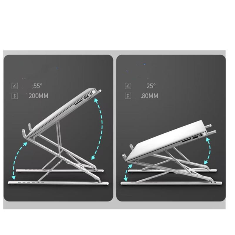Laptop Stand For Macbook Folding Adjustable Aluminum Computer Pc Tablet Stand Notebook Tablelaptop Holder Heat Dissipation