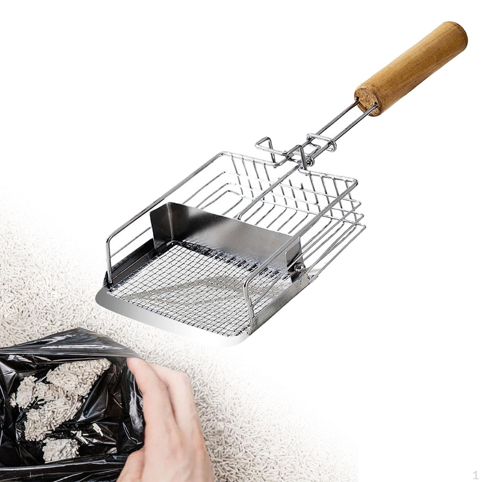 

Cat Litter for Easy Waste Removal Push Pull Design Cats And Kittens Steel Handle