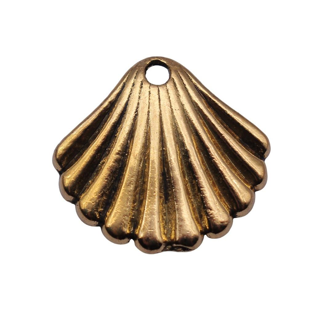 Shell Charms Multi Color Alloy Pendants For Beach Themed DIY Jewelry Accessories