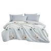Green Mist Flower Polyester All-Season Quilt
