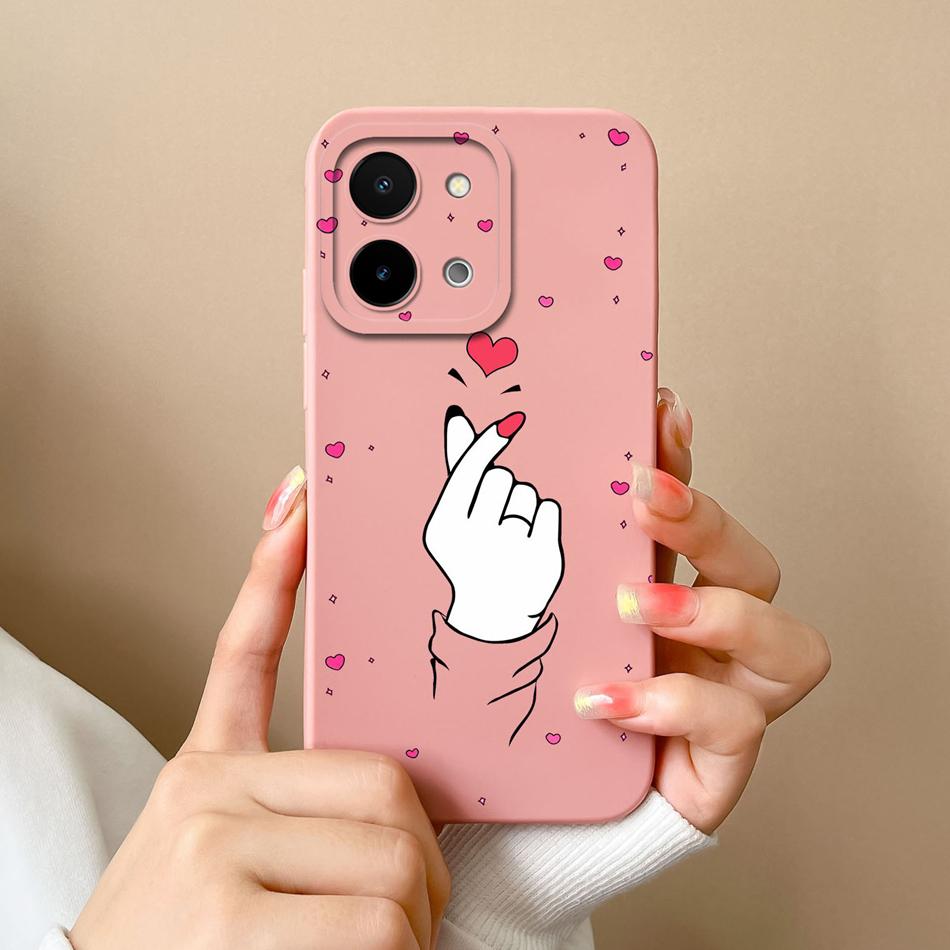 For Vivo Y28 Y28S Case Simple Butterfly High Quality Liquid Silicone Back Cover For Vivo Y 28 4G 5G Full Protection Phone Shell