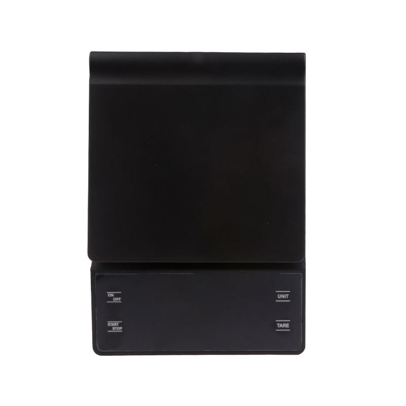 Espresso Coffee Kitchen Scale Mini Intelligent Timer USB Rechargeable Compatible for Home Professional Use 3kg Capacity