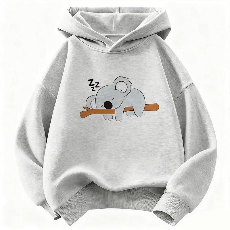 Kawaii Sloth Graphic Hoodie Kids Children's Sweatshirt Hoody for Boys Girls Cartoon Kawaii Casual Hoodies
