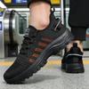 New Causal Sneakers Men Modern Style Lace-up Sports Shoes Shock-absorbing Wear-resistant Breathable Running Shoe for Gym Jogging