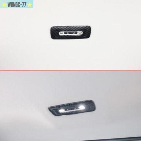 Carbon Fiber For Toyota Tundra   Car Rear Reading Light Frame Cover Trim