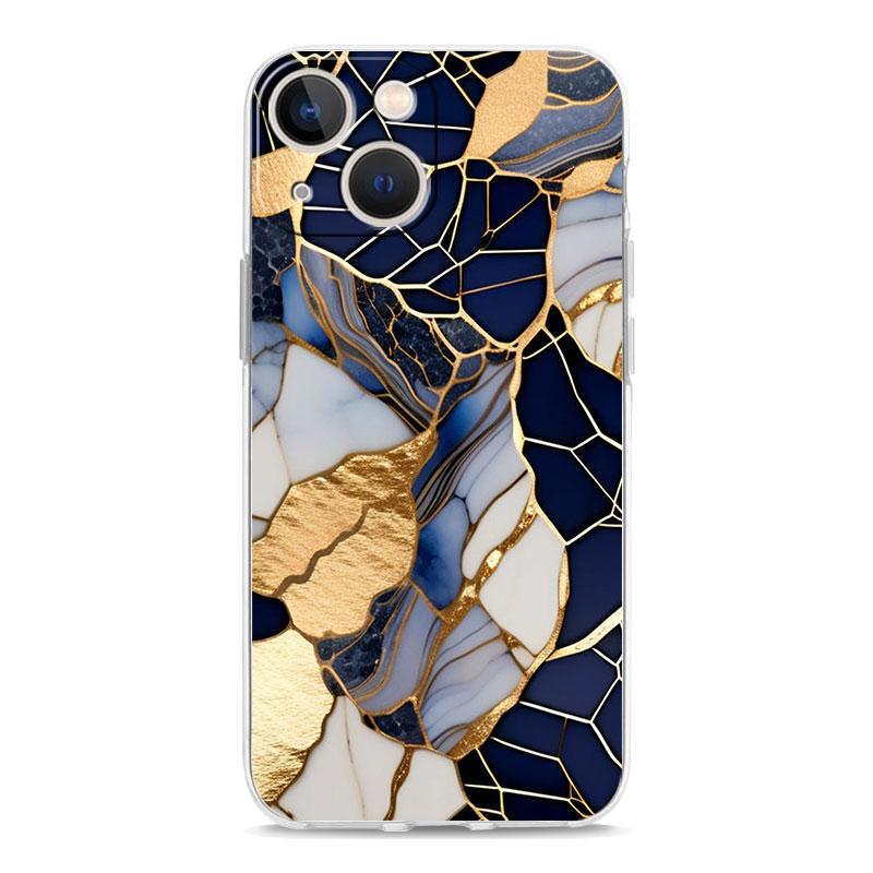Capa de Celular Para iPhone 17 Capas iPhone Air 16 15 12 13 14 Pro Max 7 8 Plus 16Pro iPhone11 Capa Macia Mármore Aquarelado