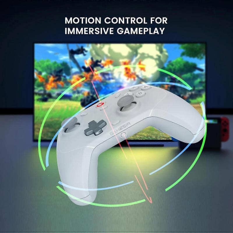 T4 Cyclone Pro Wireless Pro Controller for Switch/Lite/OLED, Hall Effect Controller (No Drifting) for Windows PC, macOS, Steam Deck, Android & iOS