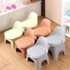 Thickened Non-Slip Backrest Stool for Kids & Adults: Perfect for Bathrooms, Living Rooms, Showers, Kindergarten, and Shoe Changing Areas.