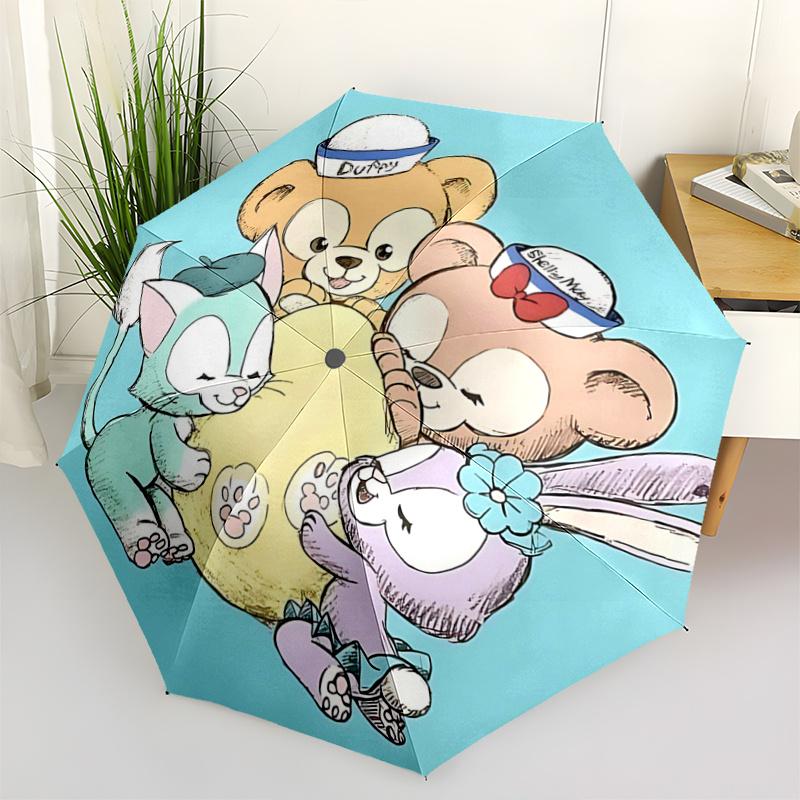 

1pc Gelatoni Duffy ShellieMay StellaLou Automatic Opening and Closing Umbrella - Lightweight 3-Fold Design, Suitable for Fans, Travel, Daily