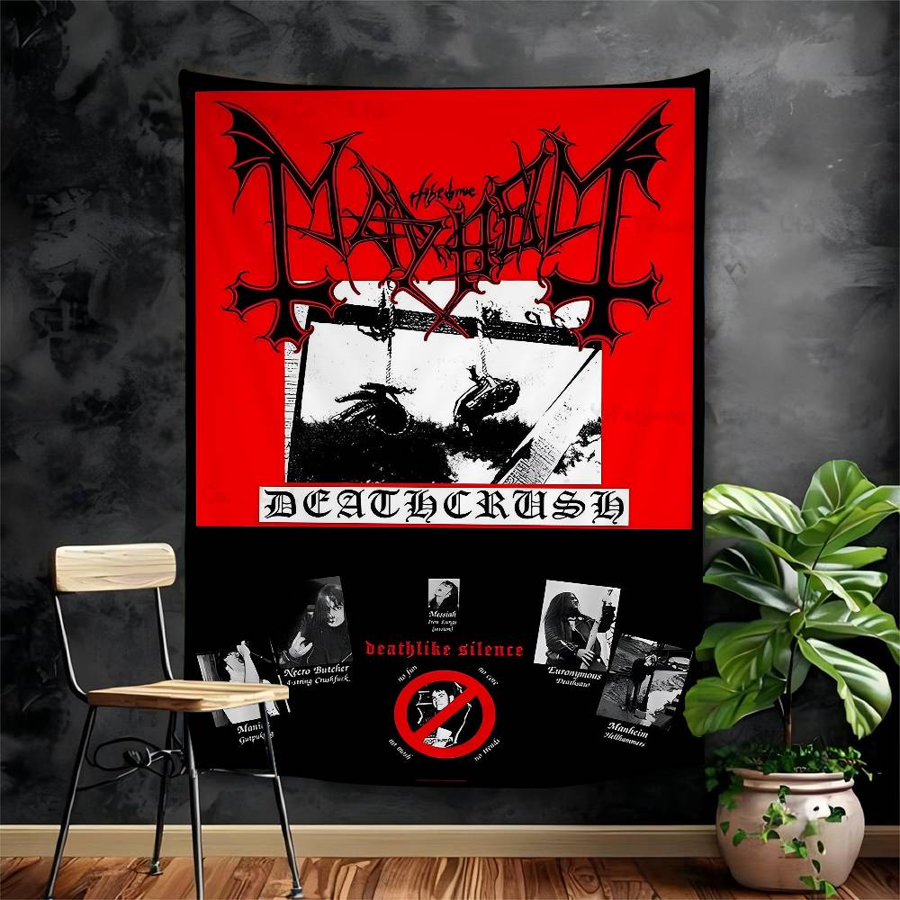 Mayhem DIY Wall Tapestry For Living Room Home Dorm Decor Wall Art Decor 74x94cm(29x37in)