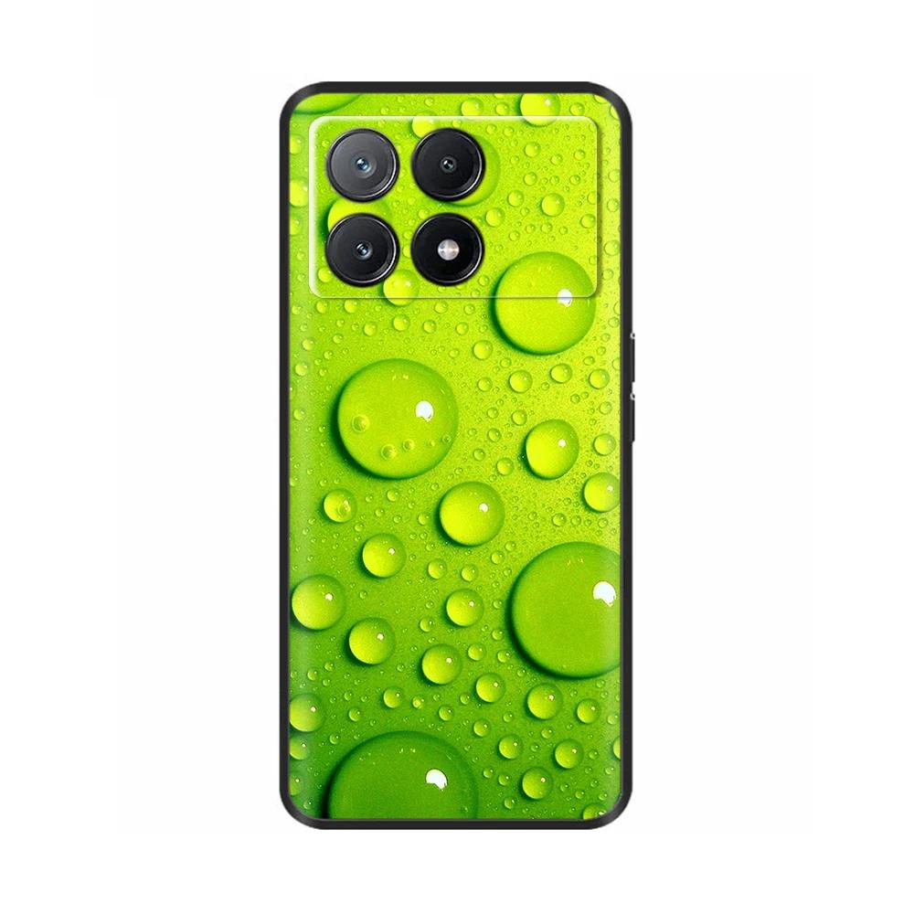 Case For Poco X6 Pro Phone Back Cover For Poco X6 Neo Pocox6 Pro 5G Soft Black Silicone Bumper Shockproof Protective Shell Cases