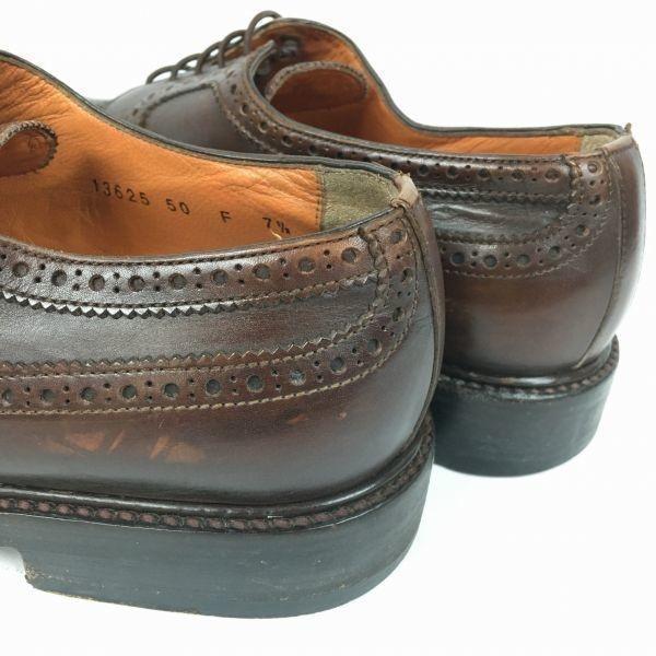 SANTONI Made In Italy Wingtip Business Shoes Brown Size 7.5F 26.0 Men’s(USED)