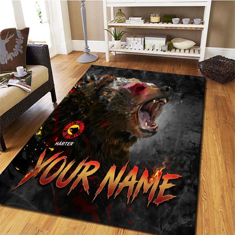 Sc Bern Custom Name Carpet Rug For Living Room Bedroom Home Sofa Decoration Kids Play Nonslip Floor Mat