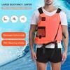 Professional Outdoor Adult Life Jacket Vest Oblique Zipper Safety Protective Wear for Swimming Snorkeling Sailing