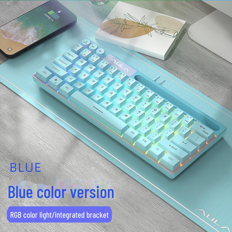 AULA Wolf Spider F3061 Mini 61-Tasten RGB Kabelgebundene Tastatur