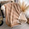 Luxury Cashmere Women Geometric Pattern Scarf Winter Warm Shawl And Wrap Bandana Pashmina Female Foulard Square Thick Blanket