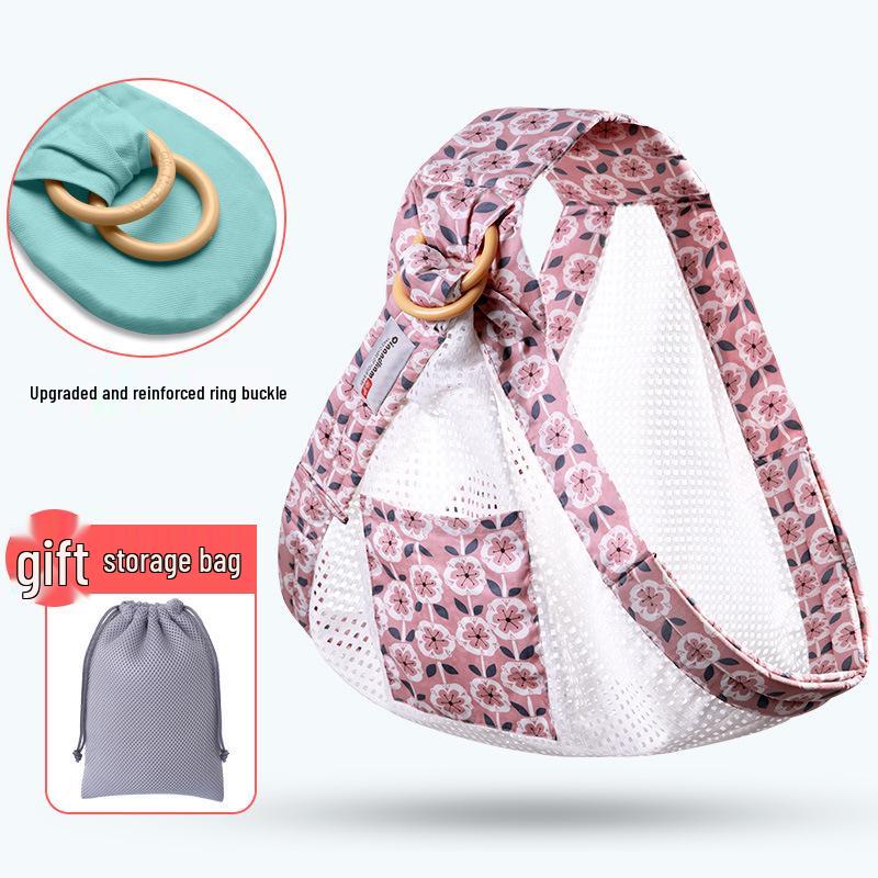 Newborn Nursing Baby Sling Scarf: Breathable, Multifunctional, All-Season, Horizontal Hold