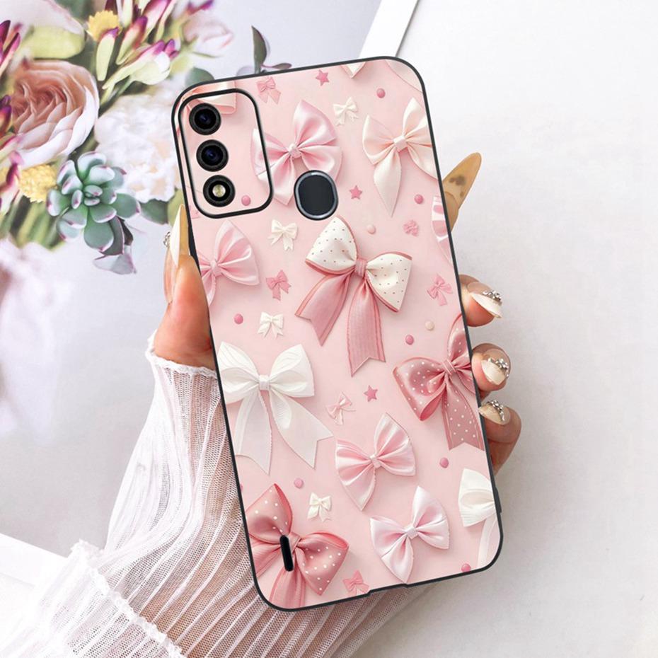 Cute Printing Phone Case For ITEL A48 Soft Black Silicone TPU Cases For Itel A48 Covers Bumpers
