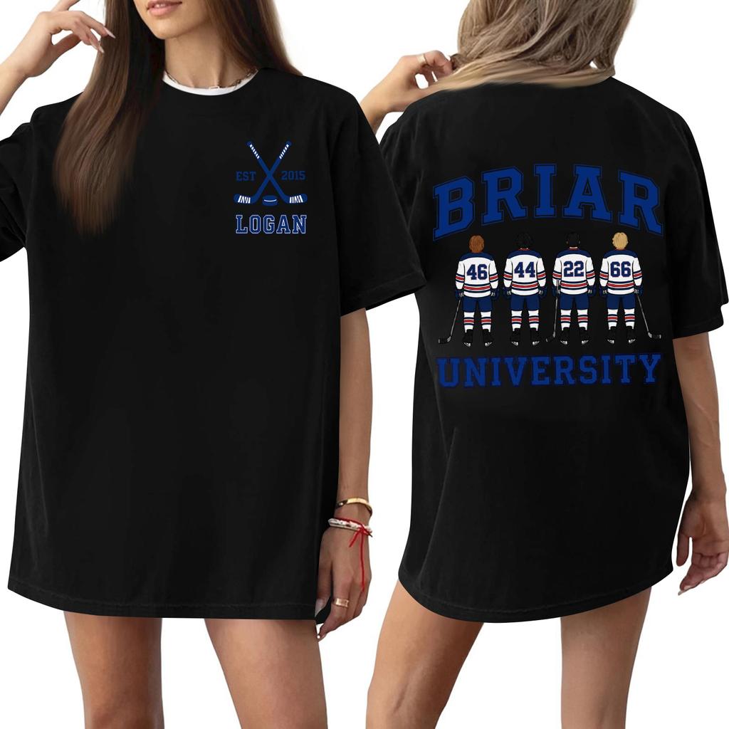 Women Casual Short Sleeve T Shirt Letter Print Loose Fit Crew Neck Soft Fabric Comfortable Wear Daily Use